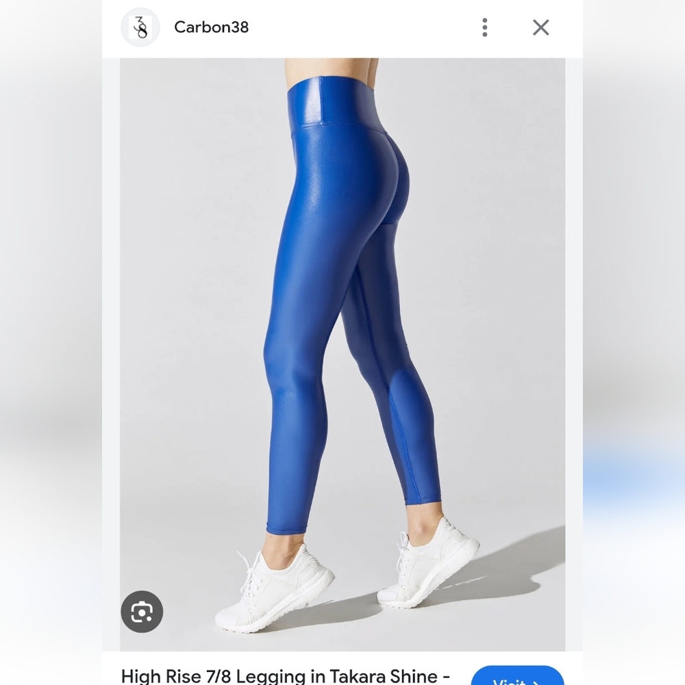 NWT Carbon38 Takara Shine 7/8 Leggings, Small